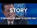 Stephen Colbert’s Super PAC Lessons | Long Story Short | NBC News
