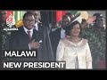 Malawi opposition leader sworn in as president