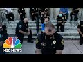 Some Police Officers Show Support For George Floyd Protesters | NBC Nightly News