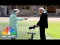 100-Year-Old Coronavirus Fundraiser Captain Tom Knighted At Windsor Castle | NBC News NOW