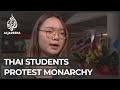 Thai students protest to remove gov't and reform monarchy