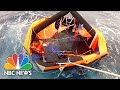 Survivor From Capsized Ship Rescued After Two Days At Sea | NBC News NOW