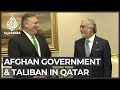 Talks between Afghan government and Taliban open in Qatar