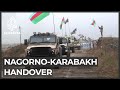 Azerbaijan enters Nagorno-Karabakh district after peace deal