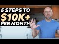 5 Steps To Building An Online Business That Earns $10,000+ A Month, From An Entrepreneur Who Did It