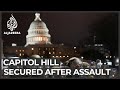 US Capitol secured after pro-Trump supporters storm building to stop electoral count