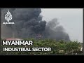 Myanmar unrest has significant effect on industrial sector