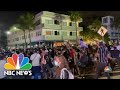 Police Clash With Hundreds In Miami Beach Over Broken Curfew Orders | NBC Nightly News
