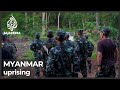 Ethnic rebel groups train Myanmar protesters