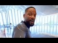 Will Smith checks out the world's deepest pool which has an underwater city and is located in Dubai