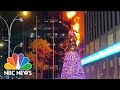 Fox News Christmas Tree Set On Fire In Manhattan