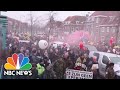 Thousands Protest Covid Restrictions In Europe