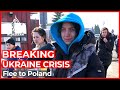 100,000 Ukrainians flee to Poland amid Russian attacks