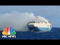 Cargo Ship Full Of Luxury Cars Caught On Fire In Atlantic