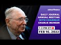 Charlie Munger speaks at the Daily Journal annual meeting