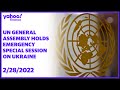 UN General Assembly holds Emergency Special Session on Ukraine