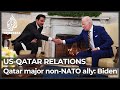 US will designate Qatar as major non-NATO ally, Biden tells emir