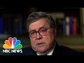 Exclusive: Former AG Barr On Trump’s 'Angry’ Response To Being Told Election Claims Were False