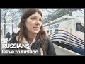 Thousands take train from Russia to Finland to escape sanctions