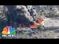 San Jose Home Depot Engulfed In Massive Fire