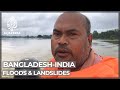Dozens dead, millions stranded as floods hit Bangladesh, India