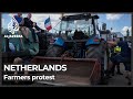Dutch farmers block food warehouses over new environmental rules
