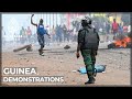 Protests against military administration paralyse Guinea capital
