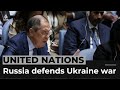Russia defends Ukraine war as US, others condemn alleged abuses