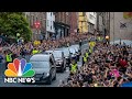 Thousands Turn Out As Queen Elizabeth II’s Coffin Arrives In Edinburgh