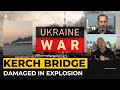 LATEST UPDATES: Rus­sia says truck blast par­tial­ly de­stroys key bridge to Crimea