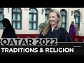 Football fans enjoy Qatari traditions and visit mosques