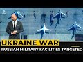 Ukraine war: Drone attacks oil tank at Russian airbase