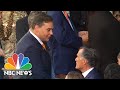 Romney tells Santos he doesn’t belong in Congress according to one lawmaker