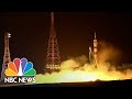 Russian spacecraft launched to ISS to bring back stranded crew