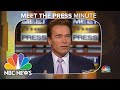 Meet the Press Minute: Arnold Schwarzenegger explains how acting helped him as governor in ‘04