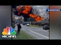 Tanker truck fire in Maryland