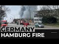 Dozens evacuated as smoke from Hamburg fire halts trains