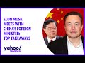 Elon Musk meets with China’s foreign minister: Top takeaways
