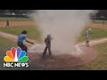 Watch: Dust devil disrupts a Florida baseball game