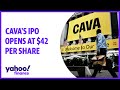 Cava stock jumps in market debut, CEO discusses stock, long term growth, AI, and infrastructure