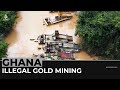 Ghana river pollution: Illegal gold mining contaminating drinking water