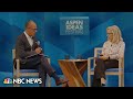 Lester Holt and Liz Cheney in conversation at Aspen Ideas Festival