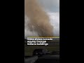 Video shows tornado ripping through Indiana buildings | AJ #shorts