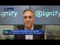 There's been softness in the consumer and construction markets, says Signify CEO
