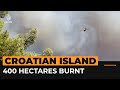 Wildfire burns hundreds of hectares of land on Croatian island | Al Jazeera Newsfeed
