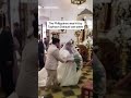 Wedding takes place in church flooded by typhoon