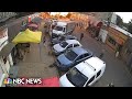 Video shows Russian missile hitting Ukraine market