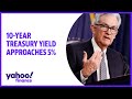 10-year Treasury yields move higher after Powell speech