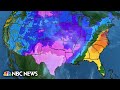 Cold front brings unseasonably cold temperatures across the country