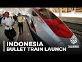 Indonesia launches China-backed Southeast Asia’s first bullet train